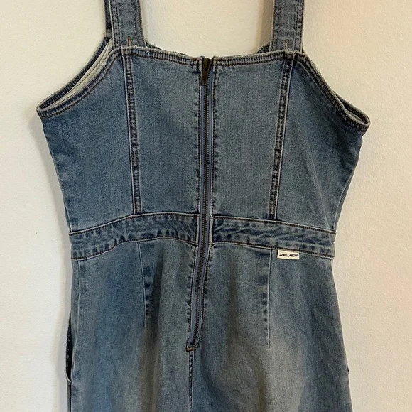Billabong Blue Denim Jumpsuit - Picture 7 of 8